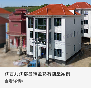 江西九江都昌臻金彩石别墅案例