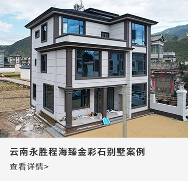 云南永胜程海臻金彩石别墅案例