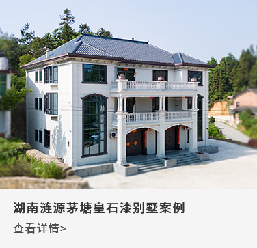 湖南涟源茅塘皇石漆别墅案例
